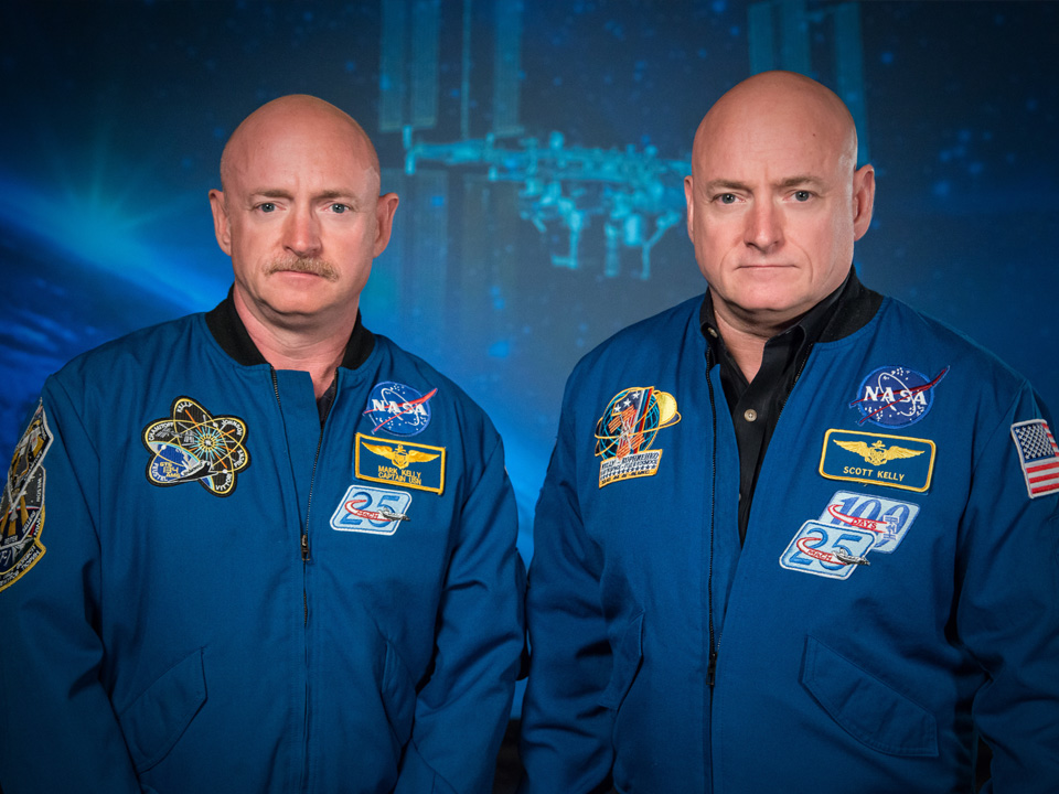Astronauts Mark and Scott Kelly are part of a twin study